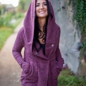 Lululemon Find Your Centre Wrap Heathered Rust Berry Size 4